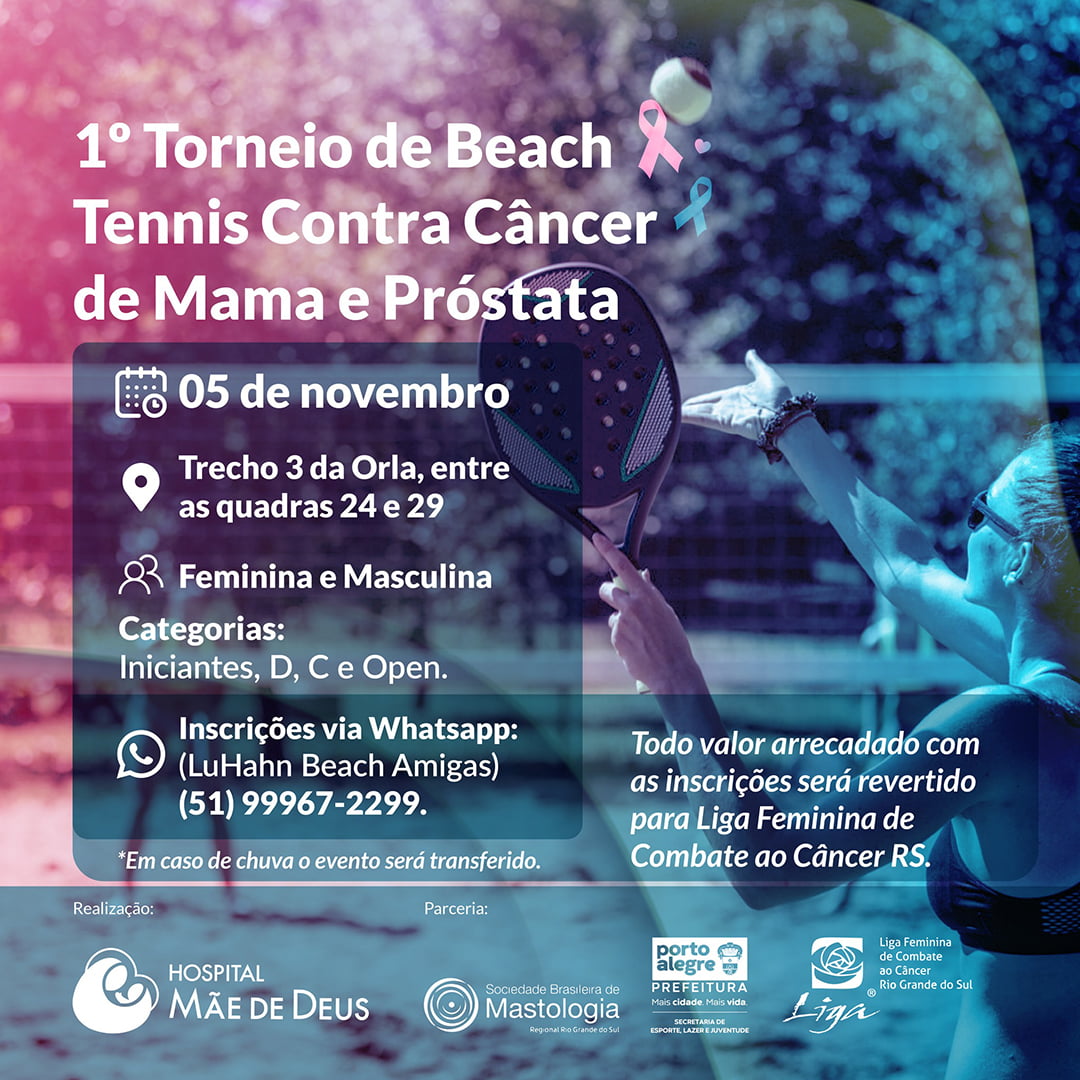 Virgínia, finalizou a campanha e seguiu para o beach tennis. 